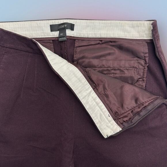 J.Crew Women’s 00 Plum Purple Skinny Trousers - Picture 3 of 4